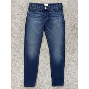 HUDSON Jeans Womens 27 Blue Krista Ankle Super Skinny Whiskers Stretch Denim USA